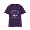 Jesus Rewrites Endings Short Sleeve Tee in Purple