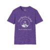 Jesus Rewrites Endings Short Sleeve Tee in Heather Purple