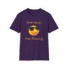 some smiles hide struggles short sleeve tee purple