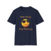 some smiles hide struggles short sleeve tee navy