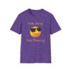 some smiles hide struggles short sleeve tee heather purple