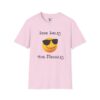 some smiles hide struggles short sleeve tee light pink