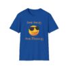 some smiles hide struggles short sleeve tee royal blue