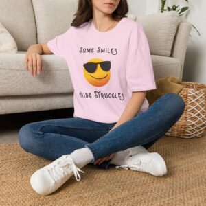 Smiles Hide Struggles Short Sleeve Tee