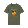 some smiles hide struggles short sleeve tee military green
