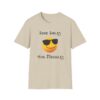 some smiles hide struggles short sleeve tee sand
